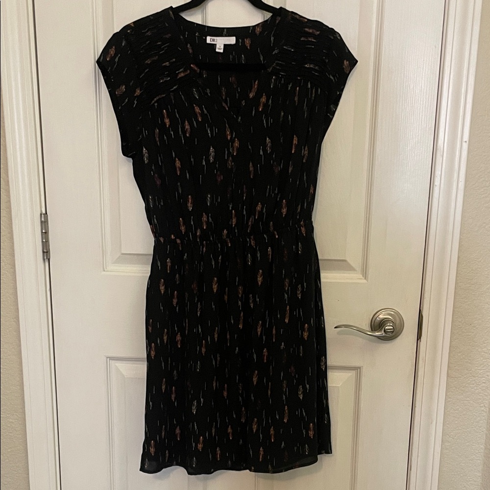 DR2 Black patterned dress